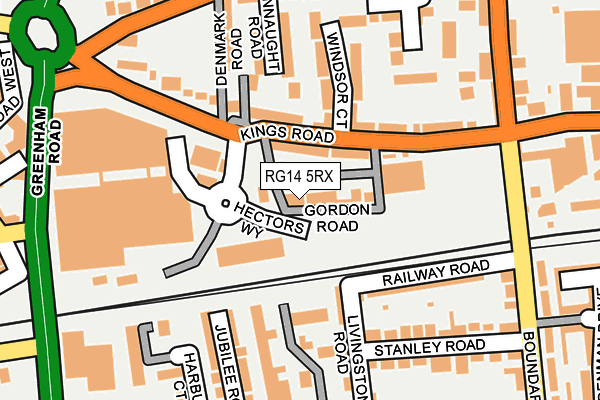 RG14 5RX map - OS OpenMap – Local (Ordnance Survey)