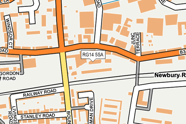 RG14 5SA map - OS OpenMap – Local (Ordnance Survey)