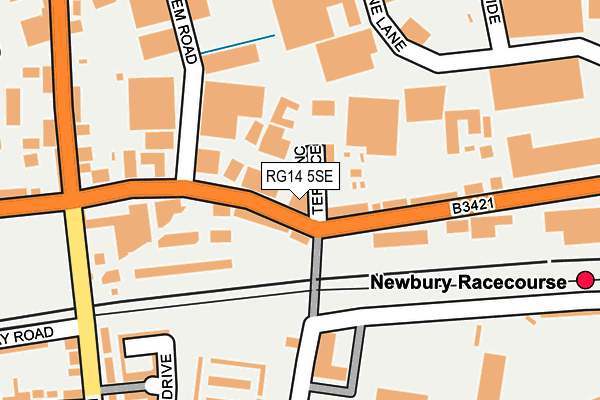 RG14 5SE map - OS OpenMap – Local (Ordnance Survey)