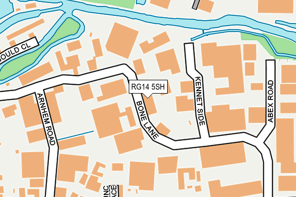RG14 5SH map - OS OpenMap – Local (Ordnance Survey)