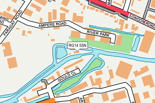 RG14 5SN map - OS OpenMap – Local (Ordnance Survey)
