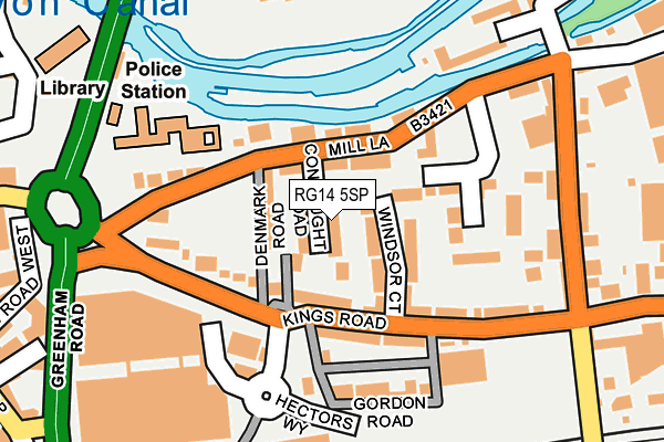 RG14 5SP map - OS OpenMap – Local (Ordnance Survey)
