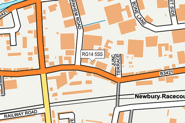 RG14 5SS map - OS OpenMap – Local (Ordnance Survey)