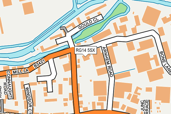 RG14 5SX map - OS OpenMap – Local (Ordnance Survey)