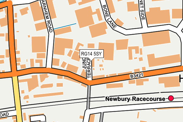 RG14 5SY map - OS OpenMap – Local (Ordnance Survey)