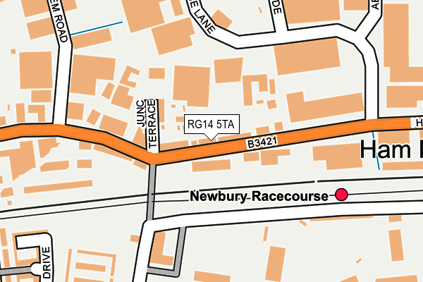 RG14 5TA map - OS OpenMap – Local (Ordnance Survey)