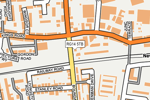 RG14 5TB map - OS OpenMap – Local (Ordnance Survey)