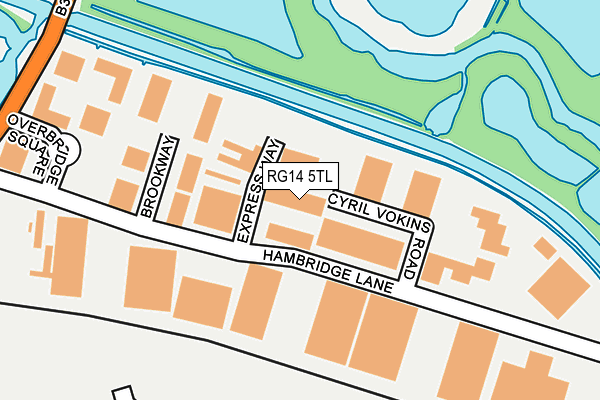 RG14 5TL map - OS OpenMap – Local (Ordnance Survey)