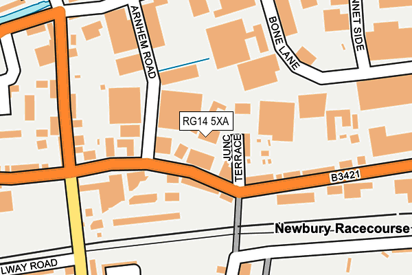RG14 5XA map - OS OpenMap – Local (Ordnance Survey)