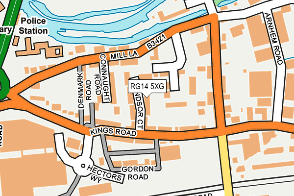 RG14 5XG map - OS OpenMap – Local (Ordnance Survey)