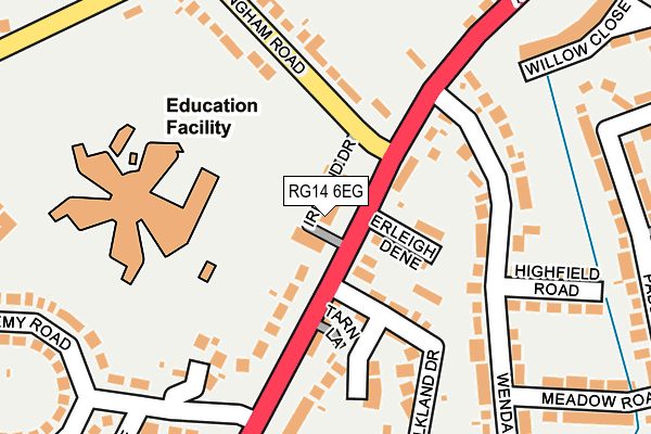 RG14 6EG map - OS OpenMap – Local (Ordnance Survey)