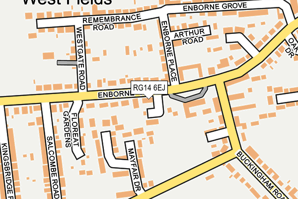 RG14 6EJ map - OS OpenMap – Local (Ordnance Survey)