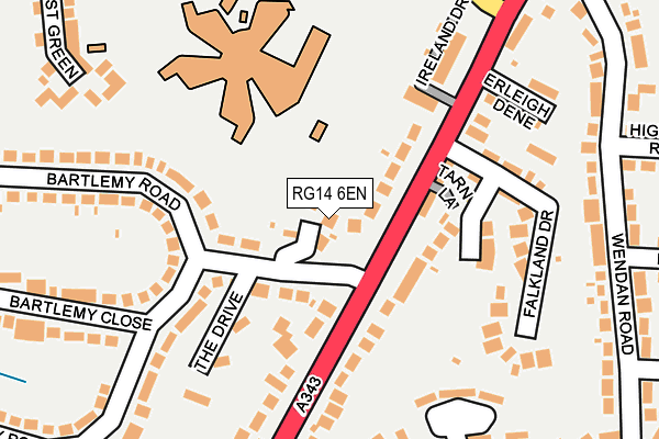 RG14 6EN map - OS OpenMap – Local (Ordnance Survey)