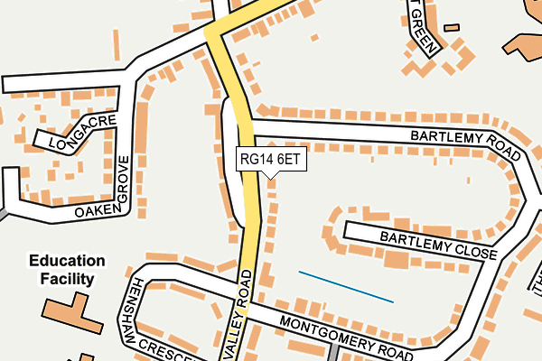 RG14 6ET map - OS OpenMap – Local (Ordnance Survey)