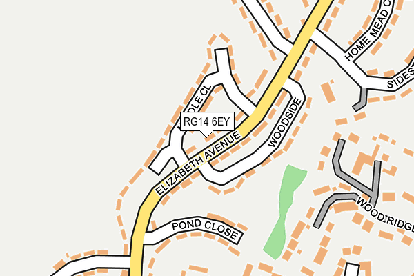 RG14 6EY map - OS OpenMap – Local (Ordnance Survey)
