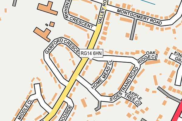 RG14 6HN map - OS OpenMap – Local (Ordnance Survey)