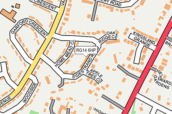 RG14 6HP map - OS OpenMap – Local (Ordnance Survey)
