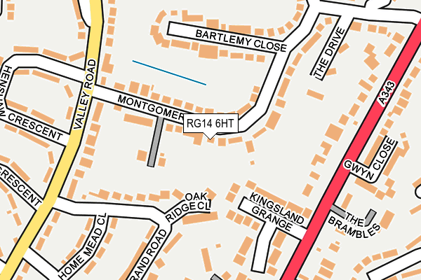RG14 6HT map - OS OpenMap – Local (Ordnance Survey)