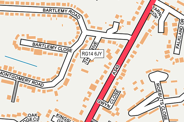 RG14 6JY map - OS OpenMap – Local (Ordnance Survey)