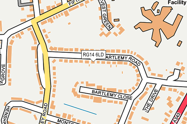 RG14 6LD map - OS OpenMap – Local (Ordnance Survey)