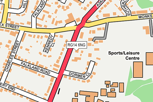 RG14 6NG map - OS OpenMap – Local (Ordnance Survey)