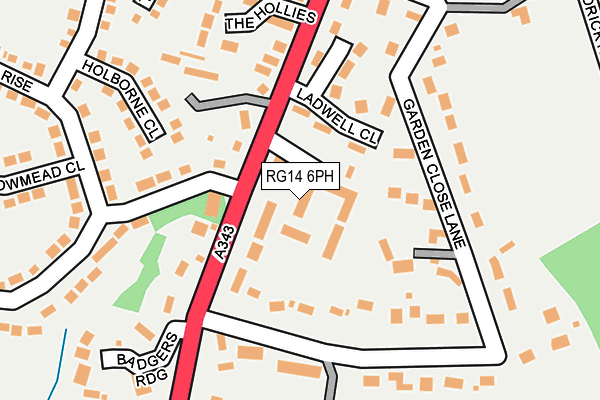 RG14 6PH map - OS OpenMap – Local (Ordnance Survey)
