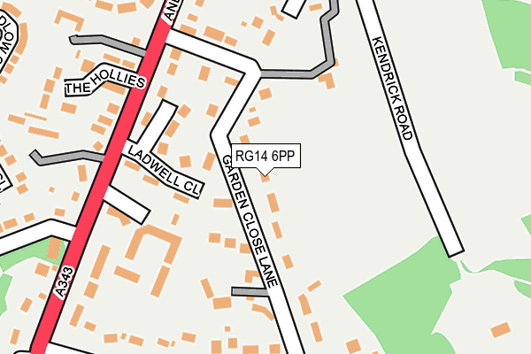 RG14 6PP map - OS OpenMap – Local (Ordnance Survey)
