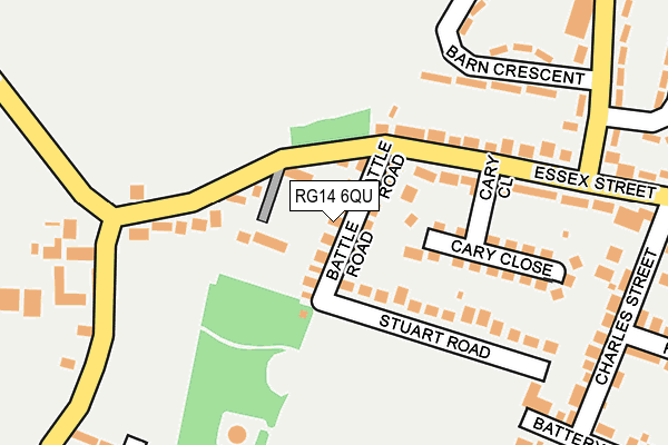 RG14 6QU map - OS OpenMap – Local (Ordnance Survey)