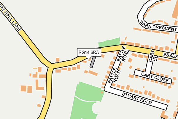 RG14 6RA map - OS OpenMap – Local (Ordnance Survey)