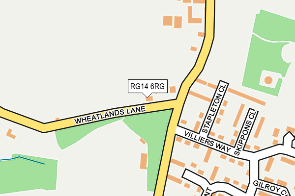 RG14 6RG map - OS OpenMap – Local (Ordnance Survey)