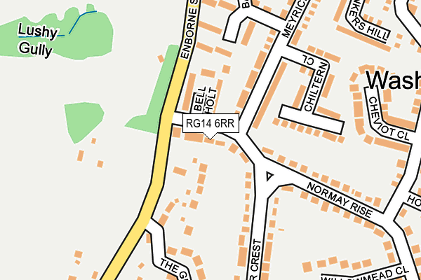 RG14 6RR map - OS OpenMap – Local (Ordnance Survey)