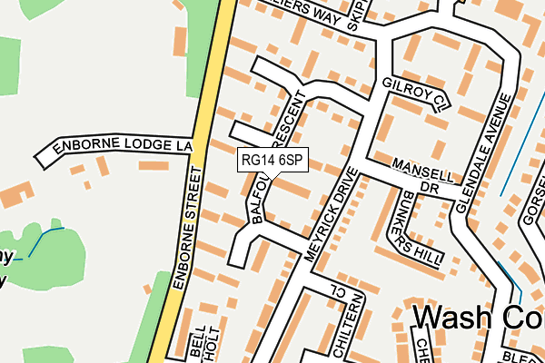 RG14 6SP map - OS OpenMap – Local (Ordnance Survey)