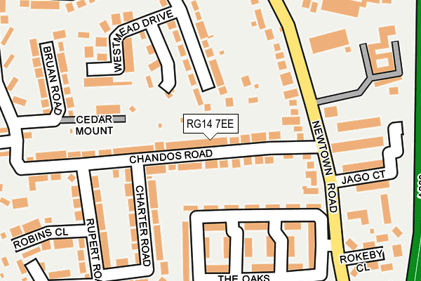 RG14 7EE map - OS OpenMap – Local (Ordnance Survey)