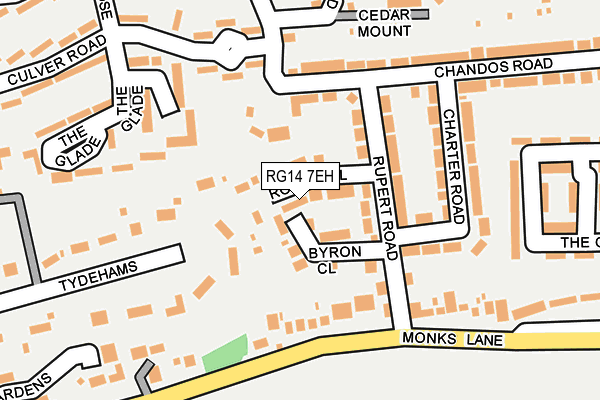 RG14 7EH map - OS OpenMap – Local (Ordnance Survey)