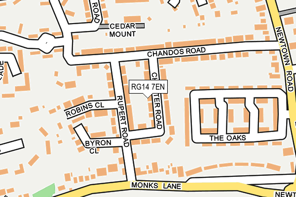 RG14 7EN map - OS OpenMap – Local (Ordnance Survey)