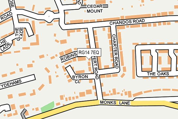 RG14 7EQ map - OS OpenMap – Local (Ordnance Survey)