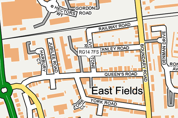 RG14 7FS map - OS OpenMap – Local (Ordnance Survey)