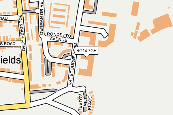 RG14 7GH map - OS OpenMap – Local (Ordnance Survey)