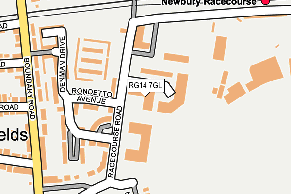 RG14 7GL map - OS OpenMap – Local (Ordnance Survey)