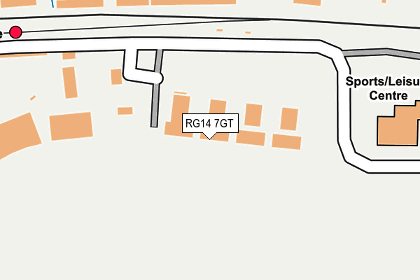 RG14 7GT map - OS OpenMap – Local (Ordnance Survey)
