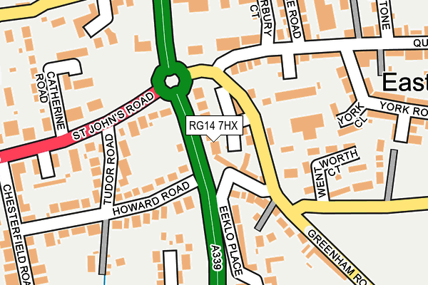 RG14 7HX map - OS OpenMap – Local (Ordnance Survey)