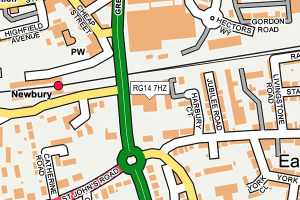RG14 7HZ map - OS OpenMap – Local (Ordnance Survey)