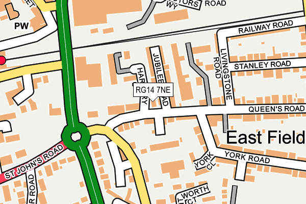 RG14 7NE map - OS OpenMap – Local (Ordnance Survey)
