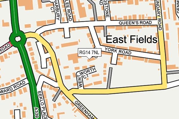 RG14 7NL map - OS OpenMap – Local (Ordnance Survey)