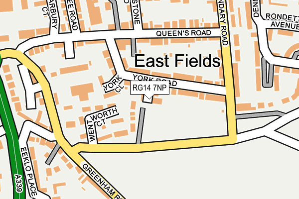 RG14 7NP map - OS OpenMap – Local (Ordnance Survey)