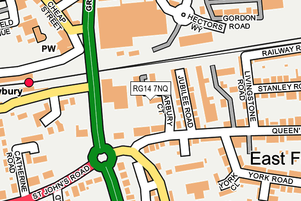 RG14 7NQ map - OS OpenMap – Local (Ordnance Survey)