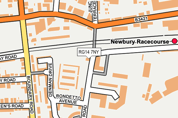 RG14 7NY map - OS OpenMap – Local (Ordnance Survey)
