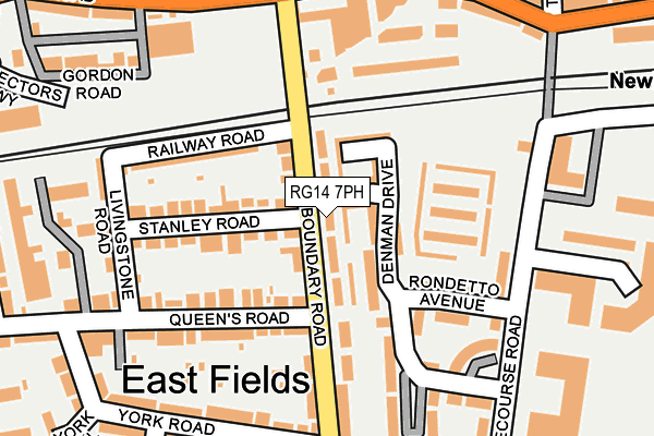 RG14 7PH map - OS OpenMap – Local (Ordnance Survey)