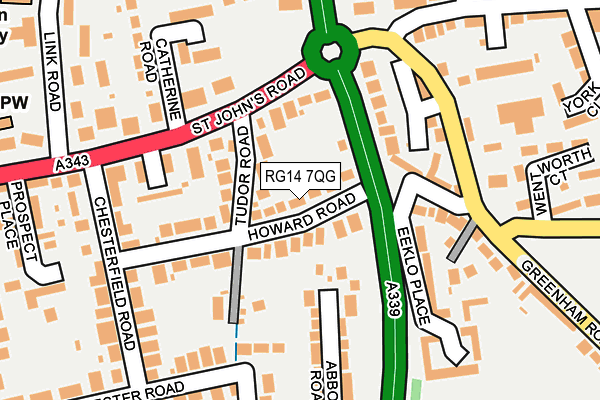 RG14 7QG map - OS OpenMap – Local (Ordnance Survey)