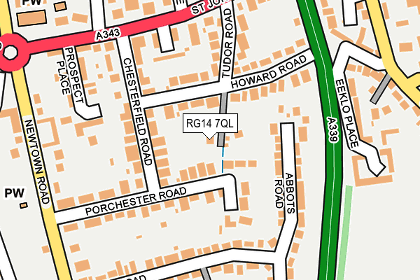 RG14 7QL map - OS OpenMap – Local (Ordnance Survey)